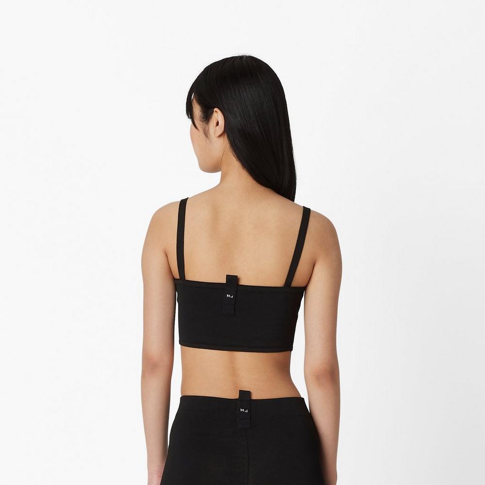 Marc Jacobs Bandeau Women's Top Black  Australia |  VDP-734152