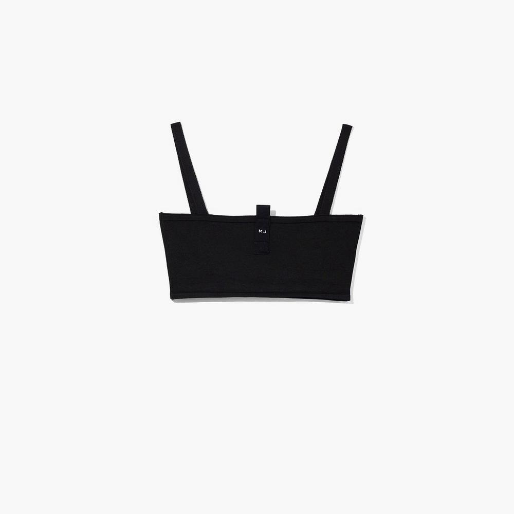 Marc Jacobs Bandeau Women's Top Black  Australia |  VDP-734152