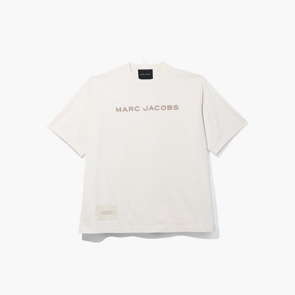 Marc Jacobs Big T-Shirt Women\'s T-Shirt White  Australia |  NLK-279084