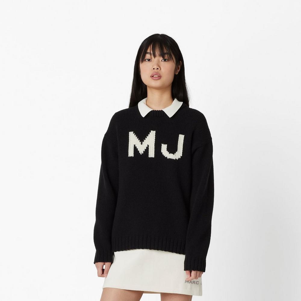 Marc Jacobs Big Women's Sweater Black  Australia |  GPC-910286