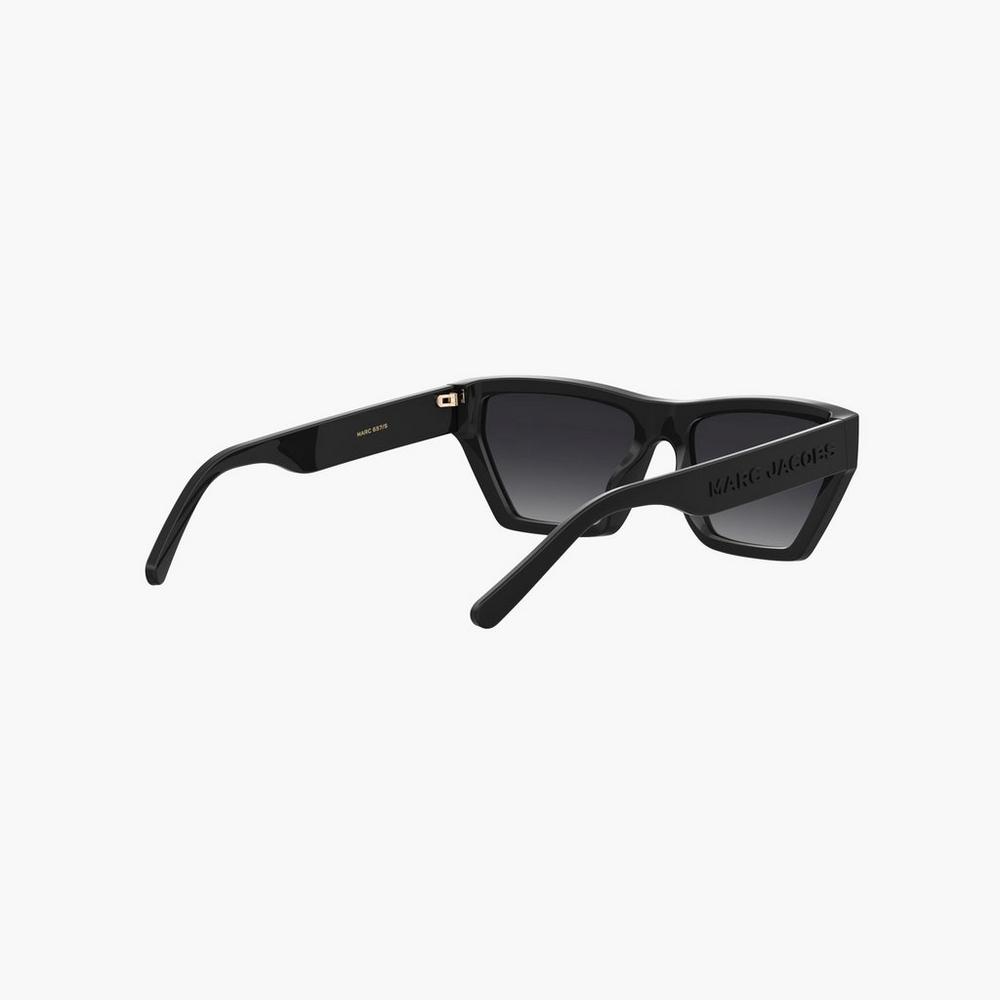 Marc Jacobs Cat Eye Women's Sunglasses Black  Australia |  ERU-518307