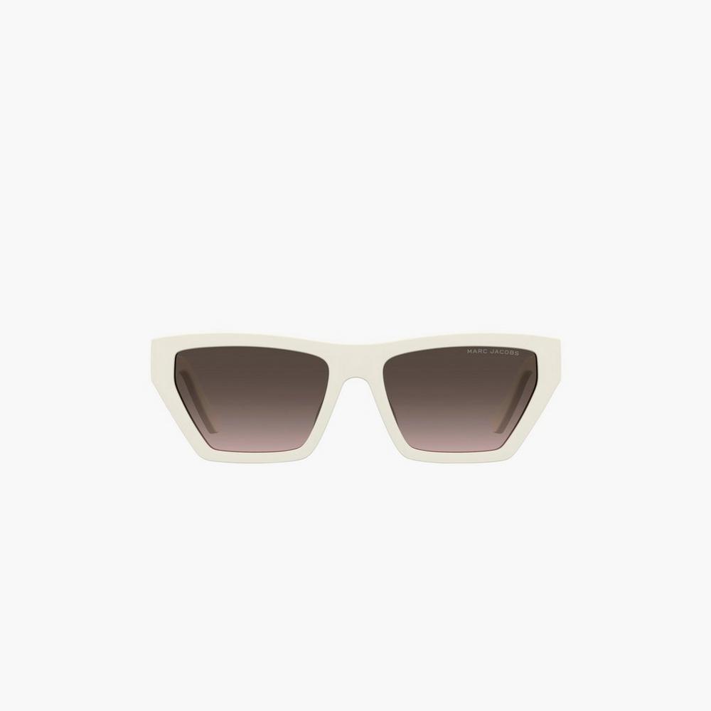 Marc Jacobs Cat Eye Women's Sunglasses Ivory  Australia |  XST-923560