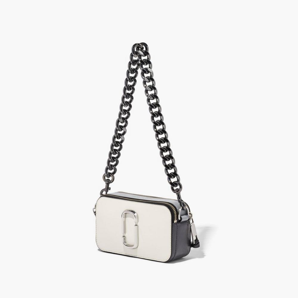 Marc Jacobs Chainlink Shoulder Women's Strap Gunmetal Silver  Australia |  QIC-841950