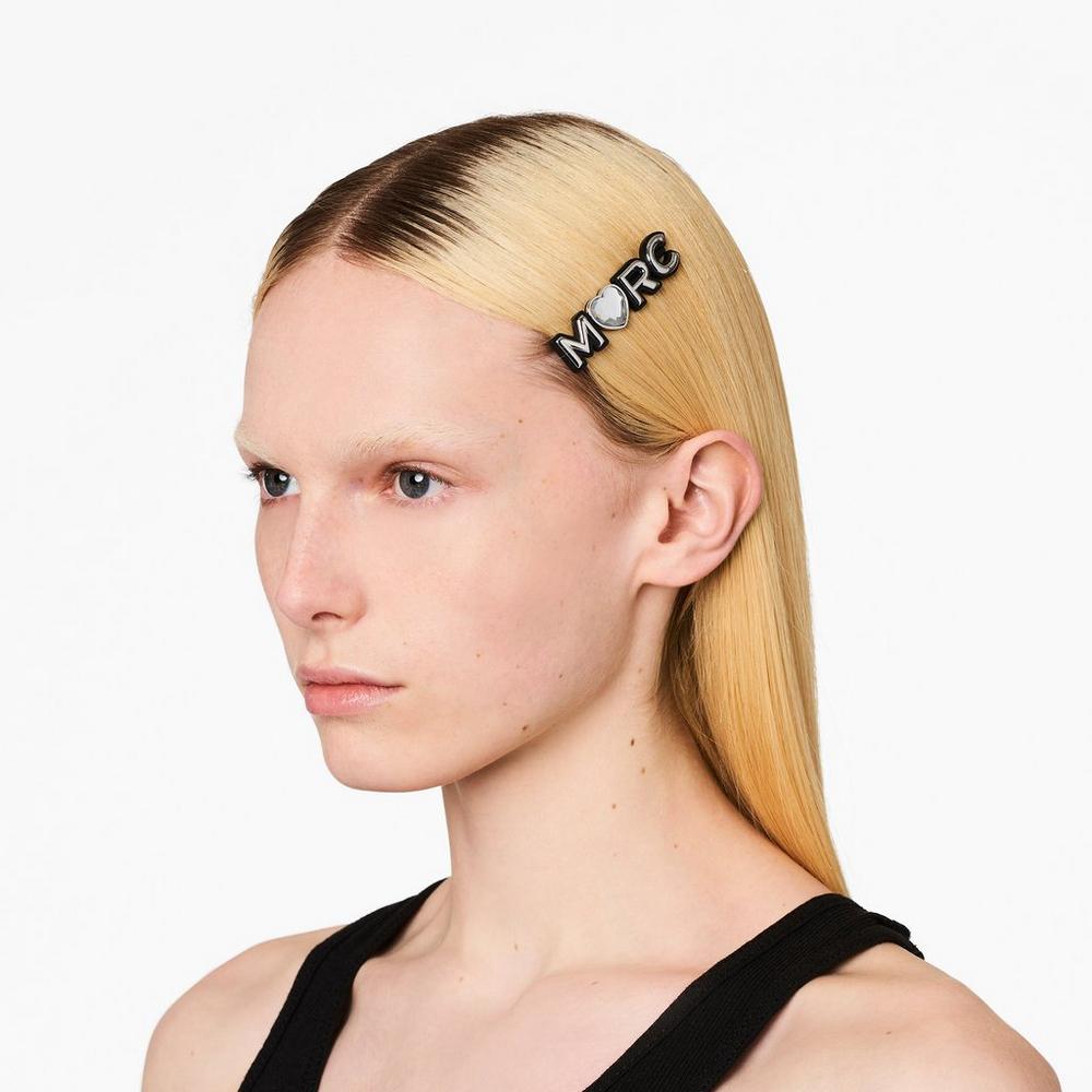 Marc Jacobs Charmed Crystal Hair Pin DTM Women's Hair Accessories Black Multicolor  Australia |  QGE-256703