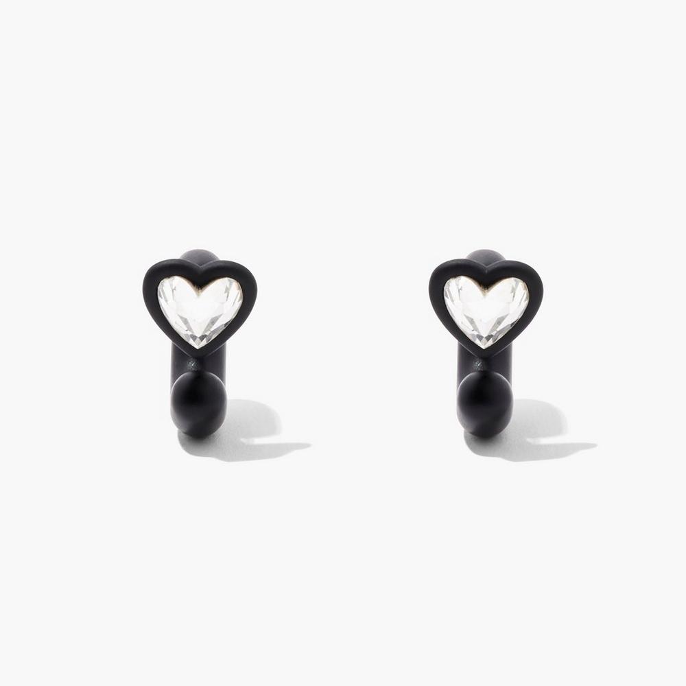 Marc Jacobs Charmed Heart DTM Women's Hoops Black Multicolor  Australia |  TQM-064853