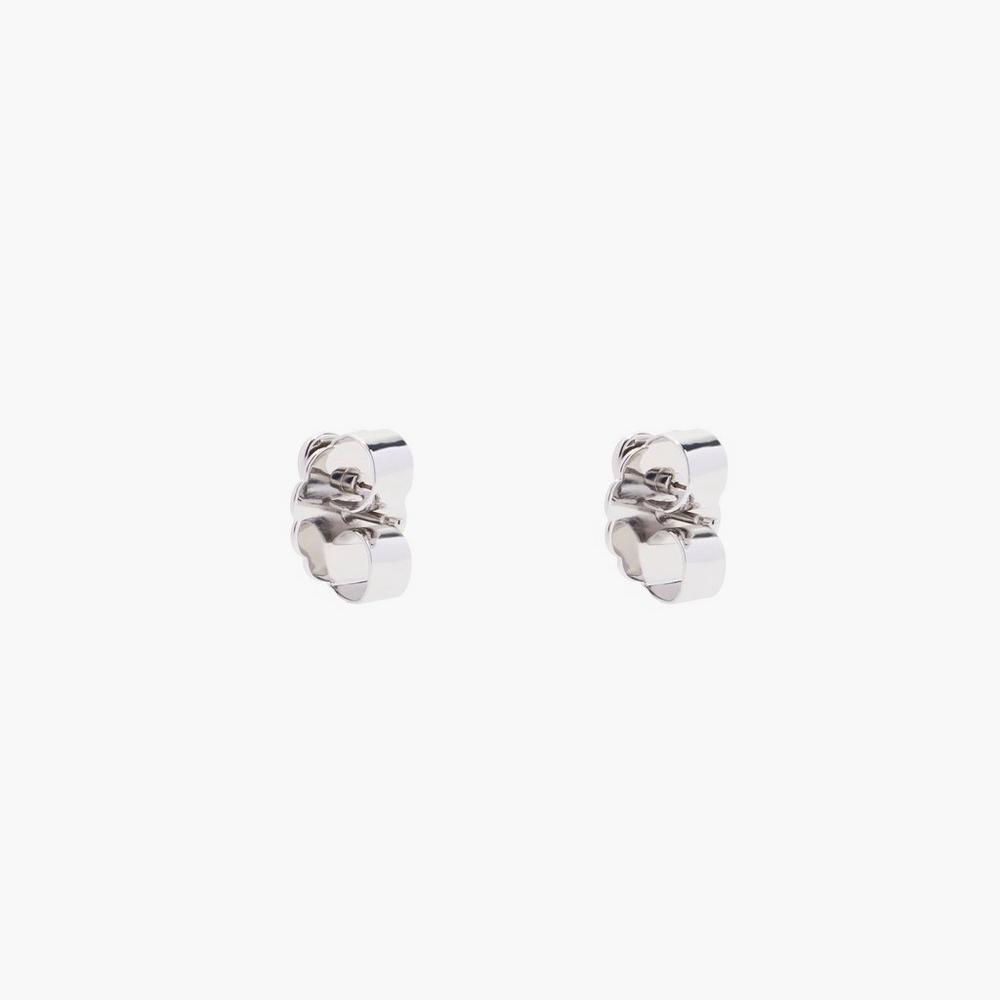 Marc Jacobs Charmed Heart Studs Women's Earrings Crystal / Silver  Australia |  SCU-516783