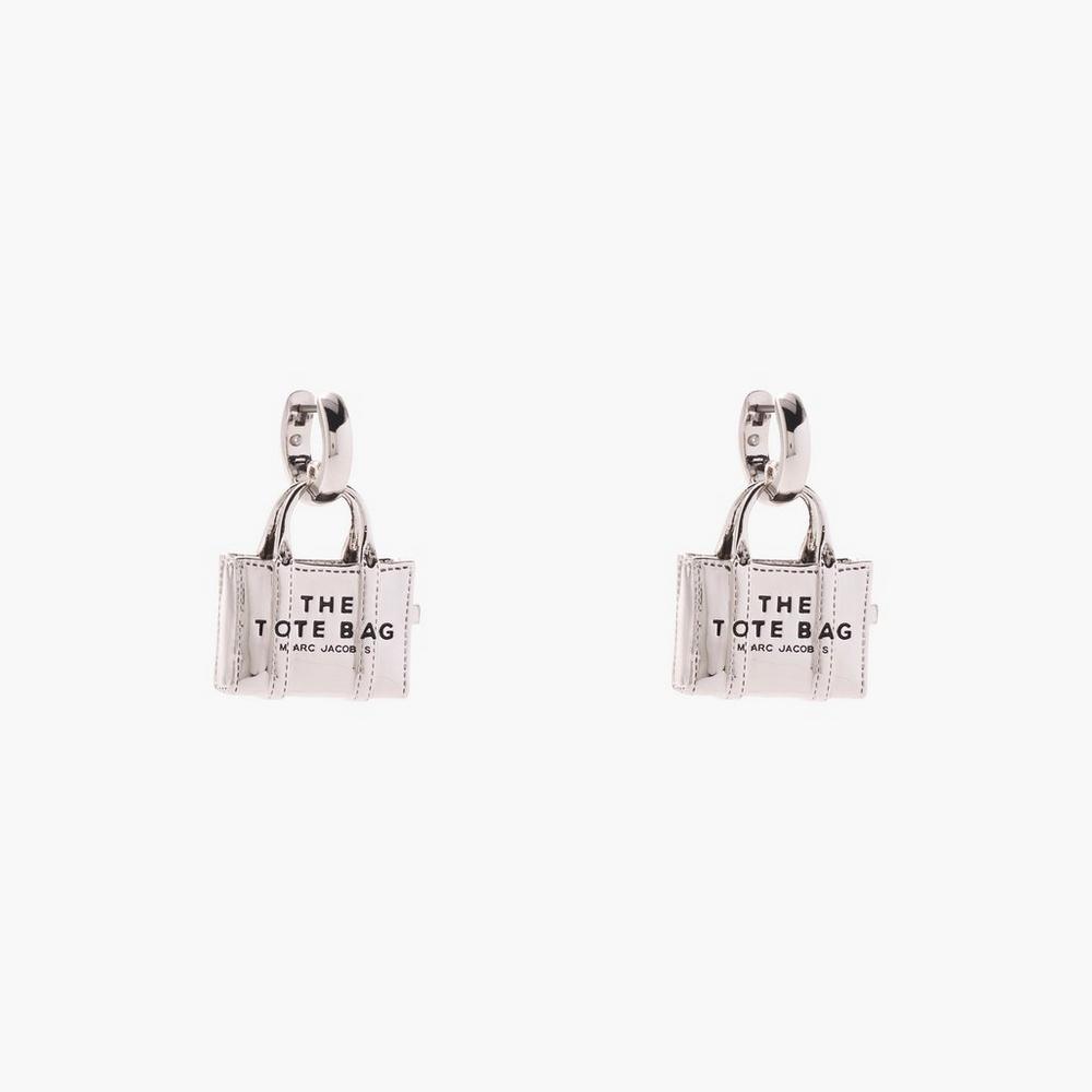 Marc Jacobs Charms Women\'s Earrings Light Antique Silver  Australia |  ZAS-526074