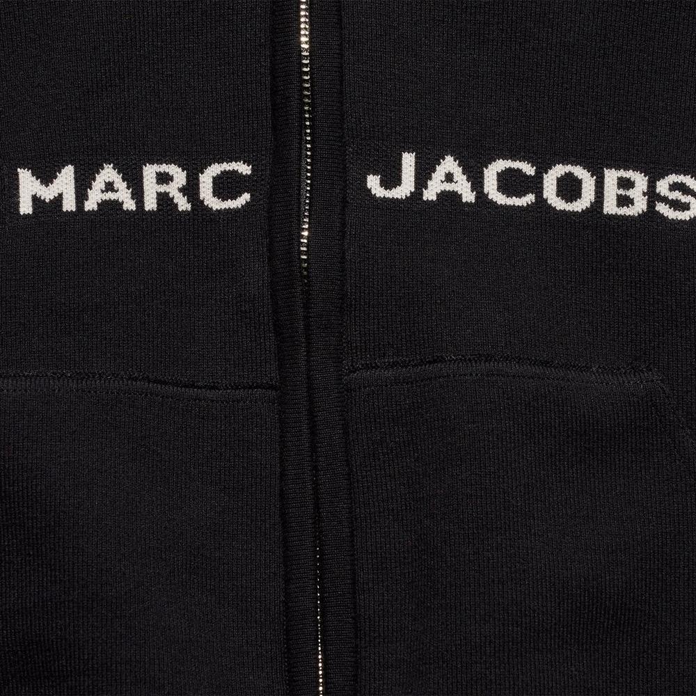 Marc Jacobs Cropped Zip Women's Hoodie Black  Australia |  XOI-179640