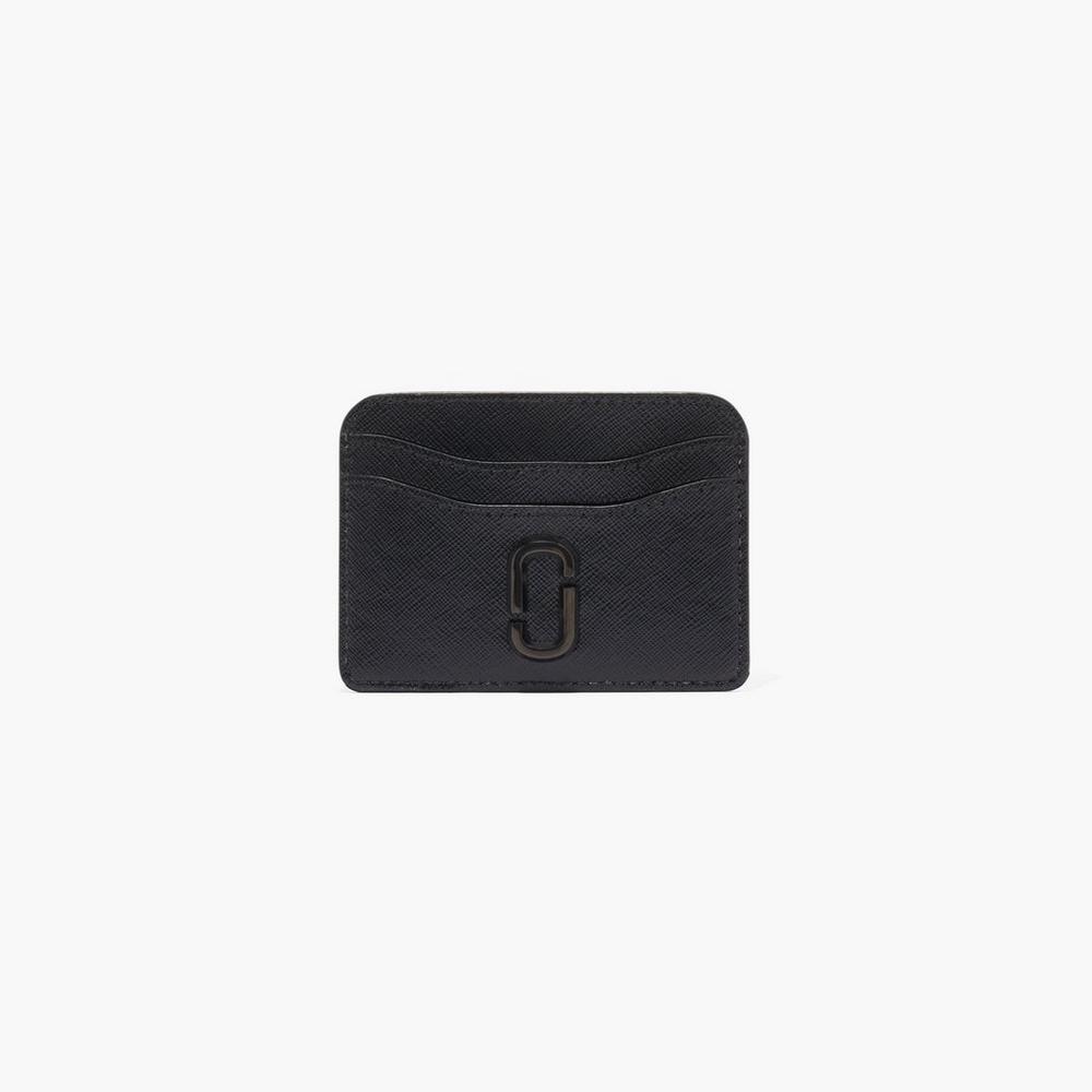 Marc Jacobs Dtm Card Case Women\'s Snapshot Black  Australia |  CLV-931587