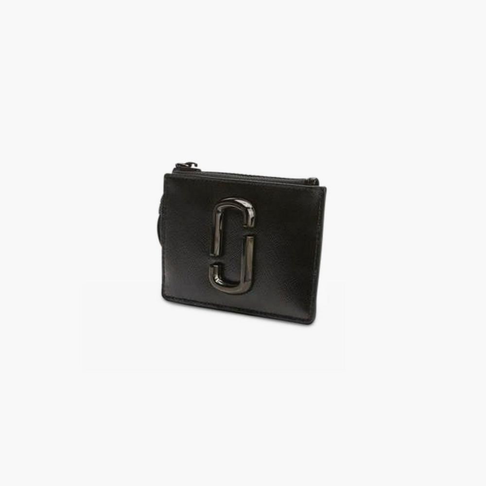 Marc Jacobs Dtm Top Zip Multi Wallet Women's Snapshot Black  Australia |  DKW-159276