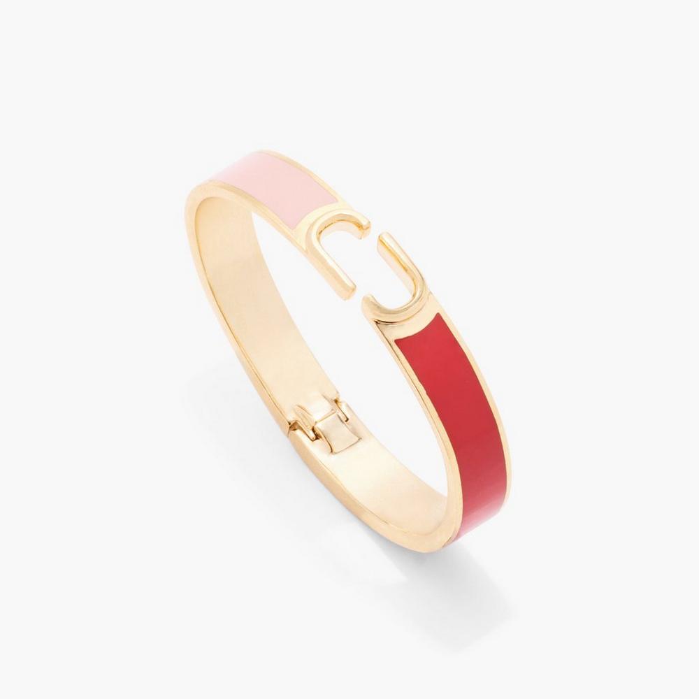 Marc Jacobs Hinge Women's Bangle True Red Multicolor / Gold  Australia |  BUY-180739