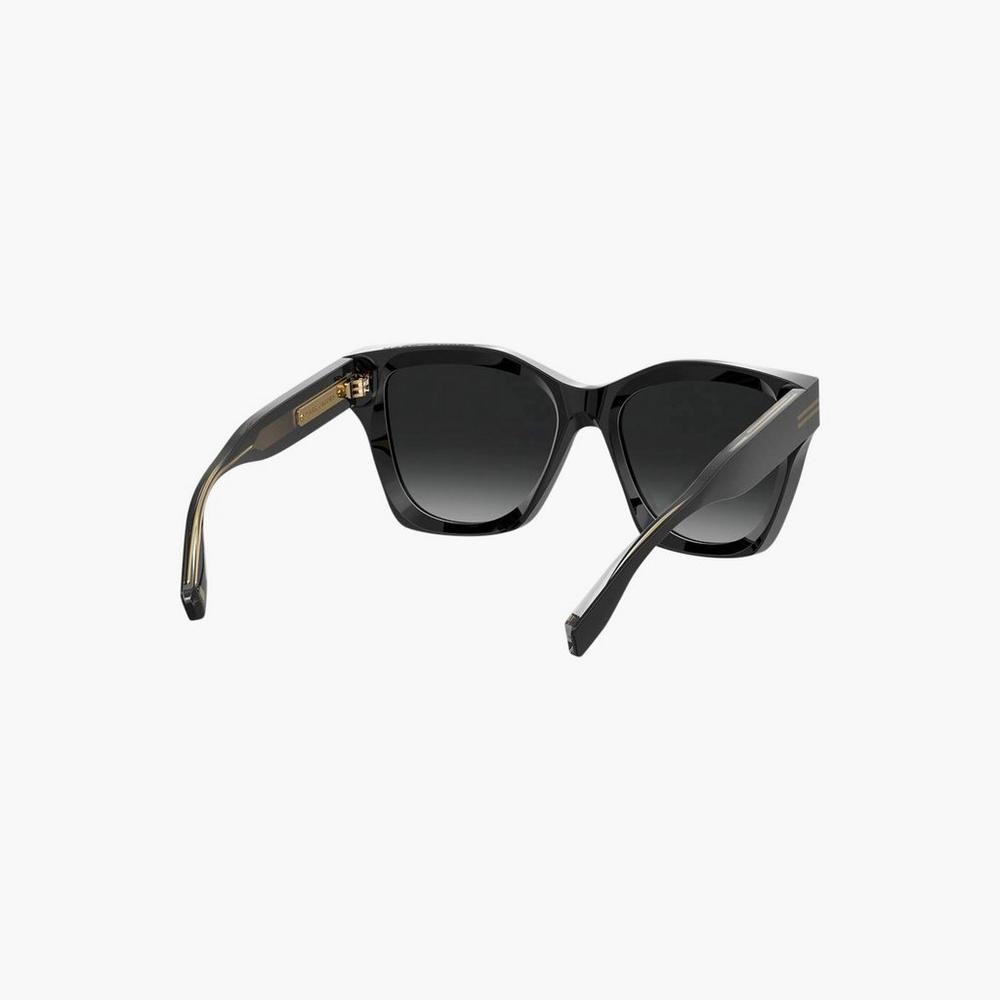 Marc Jacobs Icon Edge Oversized Square Women's Sunglasses Black  Australia |  PTM-430915