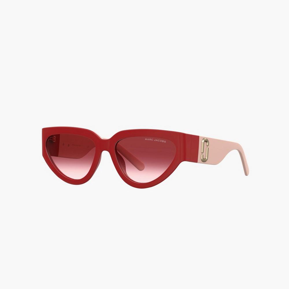 Marc Jacobs J Marc Cat Eye Women\'s Sunglasses Red  Australia |  RFK-603987