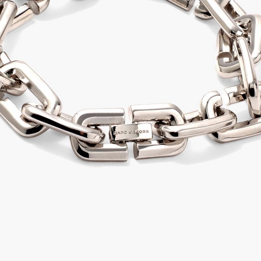 Marc Jacobs J Marc Chain Link Women's Bracelet Silver  Australia |  GJV-713258