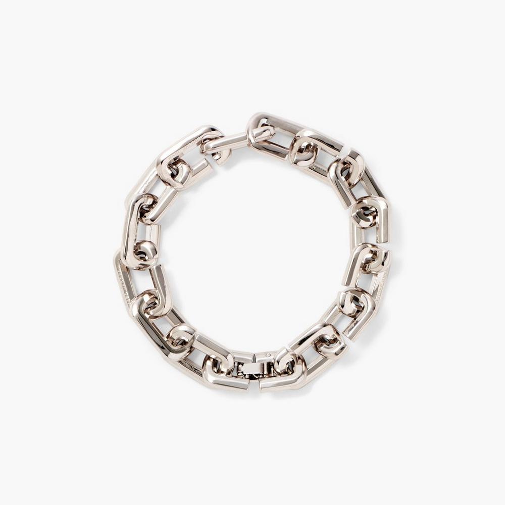 Marc Jacobs J Marc Chain Link Women\'s Bracelet Silver  Australia |  GJV-713258