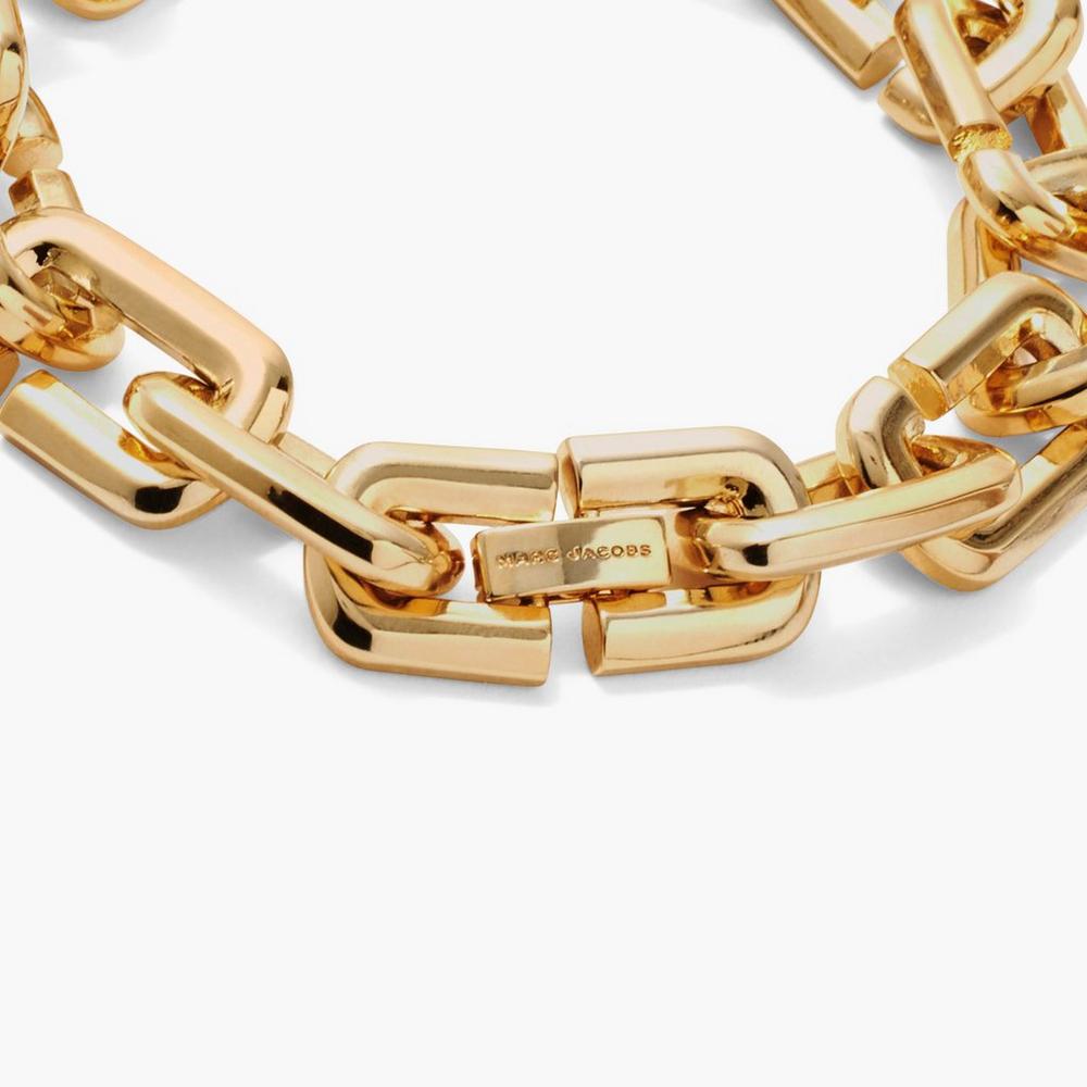 Marc Jacobs J Marc Chain Link Women's Bracelet Gold  Australia |  YTO-269708