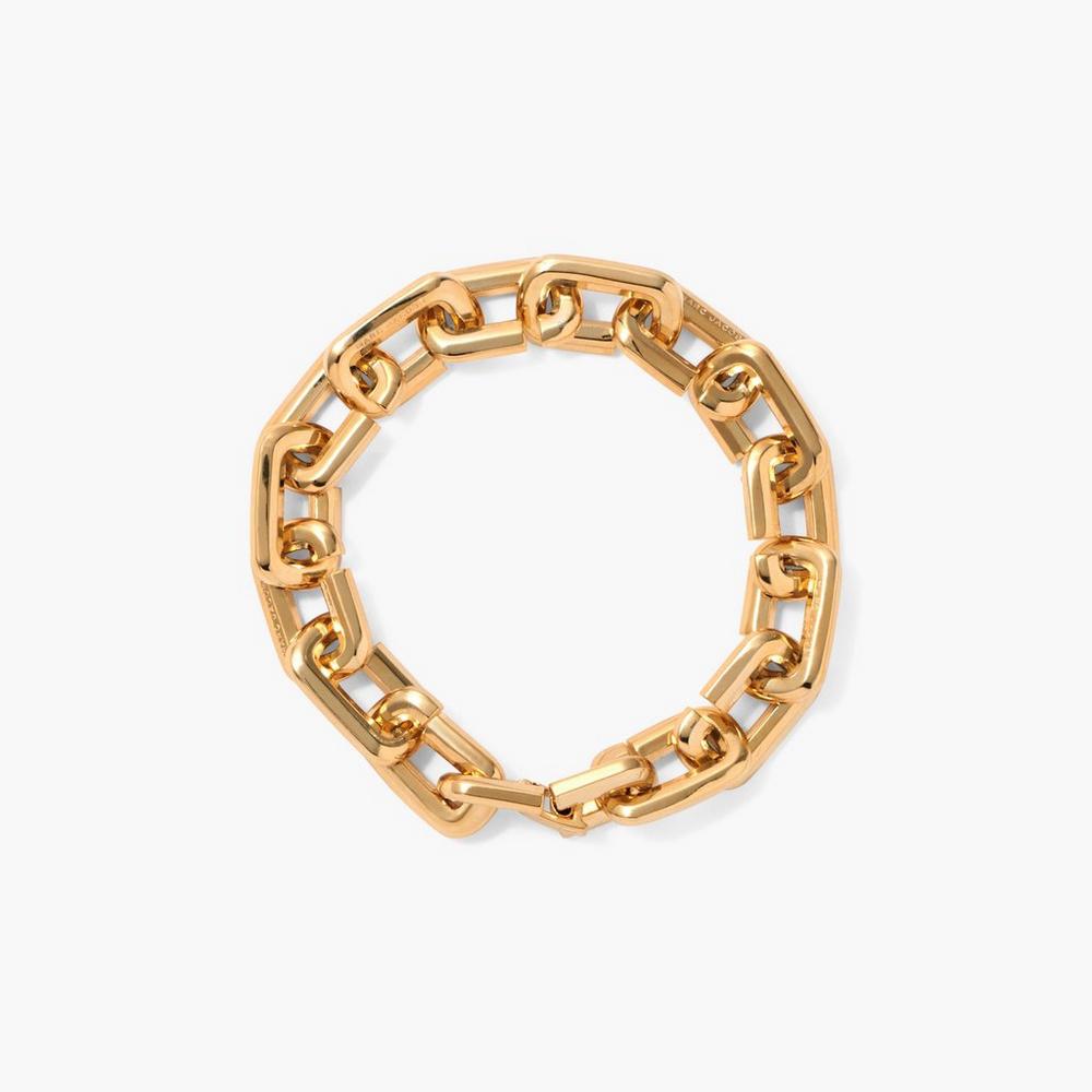 Marc Jacobs J Marc Chain Link Women\'s Bracelet Gold  Australia |  YTO-269708