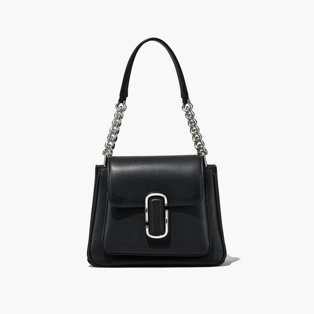 Marc Jacobs J Marc Chain Mini Women's Satchel Black / Silver  Australia |  DQZ-563849