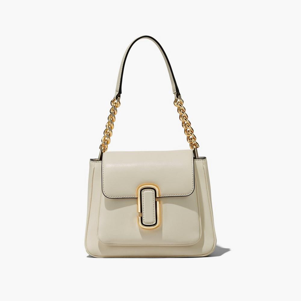 Marc Jacobs J Marc Chain Mini Women's Satchel New Cloud White  Australia |  DXW-168742