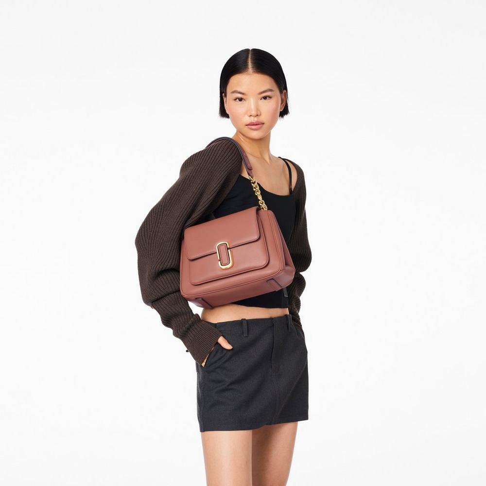 Marc Jacobs J Marc Chain Women's Satchel Brown  Australia |  JBT-143926