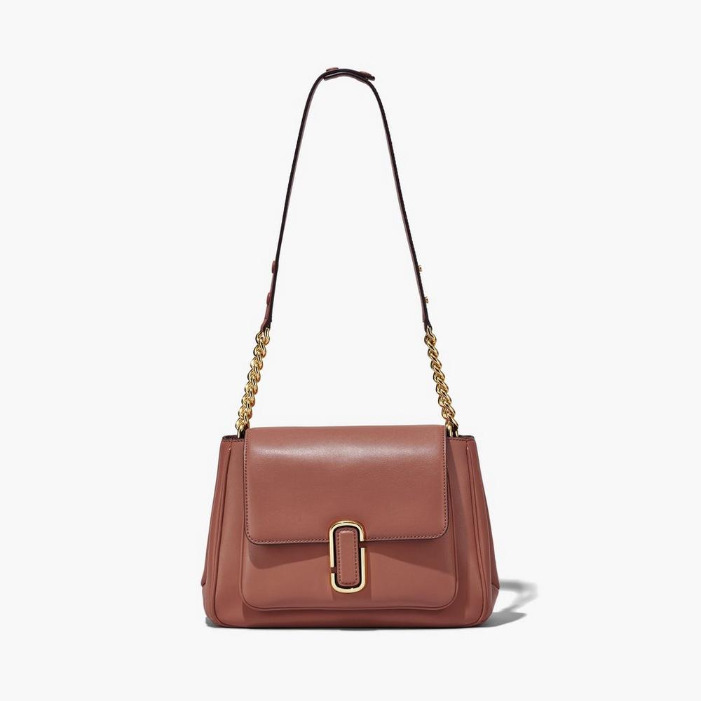 Marc Jacobs J Marc Chain Women's Satchel Brown  Australia |  JBT-143926