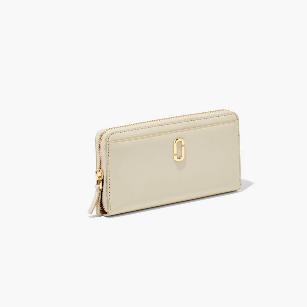 Marc Jacobs J Marc Continental Women's Large Wallets Cloud White  Australia |  RGC-861704