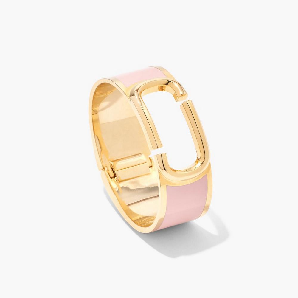 Marc Jacobs J Marc Large Hinge Women's Bangle New Rose / Gold  Australia |  EKR-051896