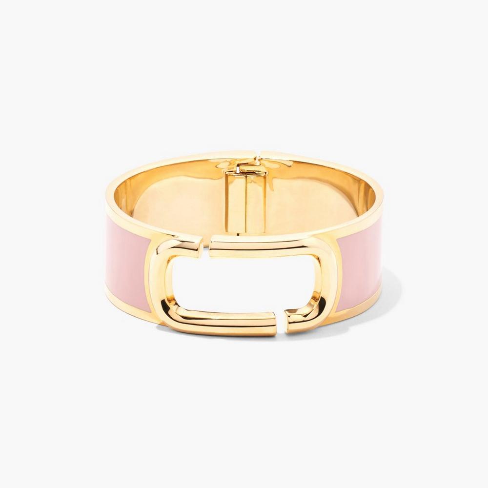 Marc Jacobs J Marc Large Hinge Women\'s Bangle New Rose / Gold  Australia |  EKR-051896