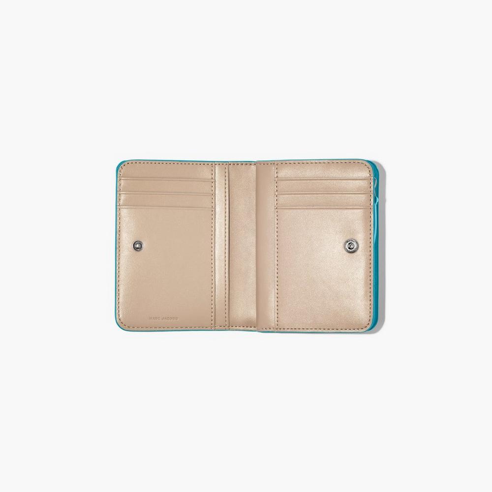 Marc Jacobs J Marc Mini Compact Women's Small Wallets Darkturquoise  Australia |  TMY-538160