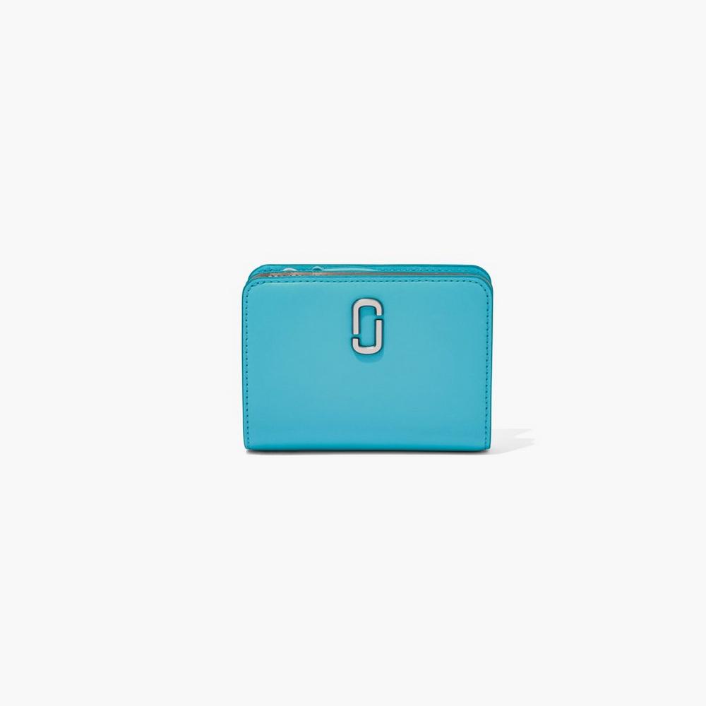 Marc Jacobs J Marc Mini Compact Women\'s Small Wallets Darkturquoise  Australia |  TMY-538160