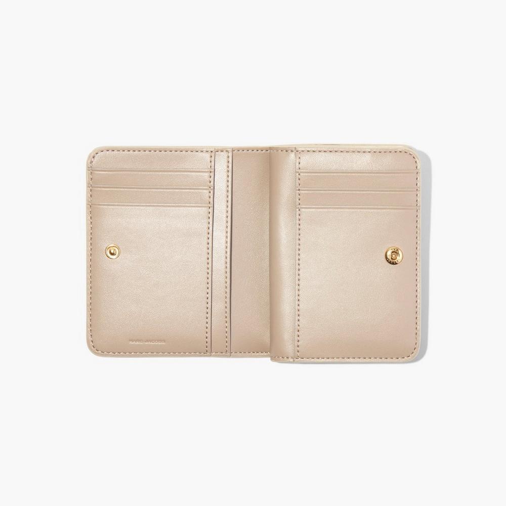 Marc Jacobs J Marc Mini Compact Women's Small Wallets Cloud White  Australia |  XMO-629153