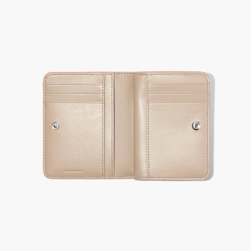 Marc Jacobs J Marc Mini Compact Women's Small Wallets Rose  Australia |  ZSK-651943