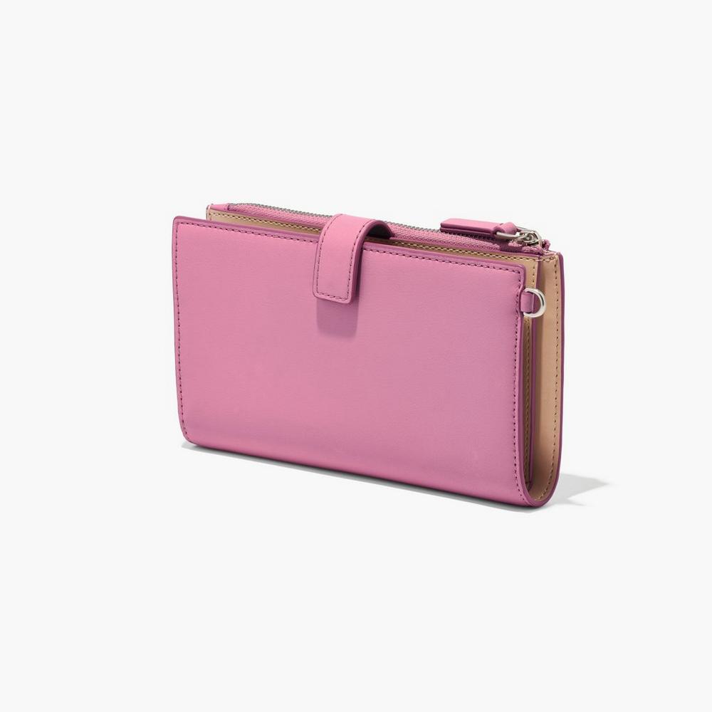 Marc Jacobs J Marc Phone Wristlet Women's Large Wallets Candy Pink  Australia |  QTE-830247