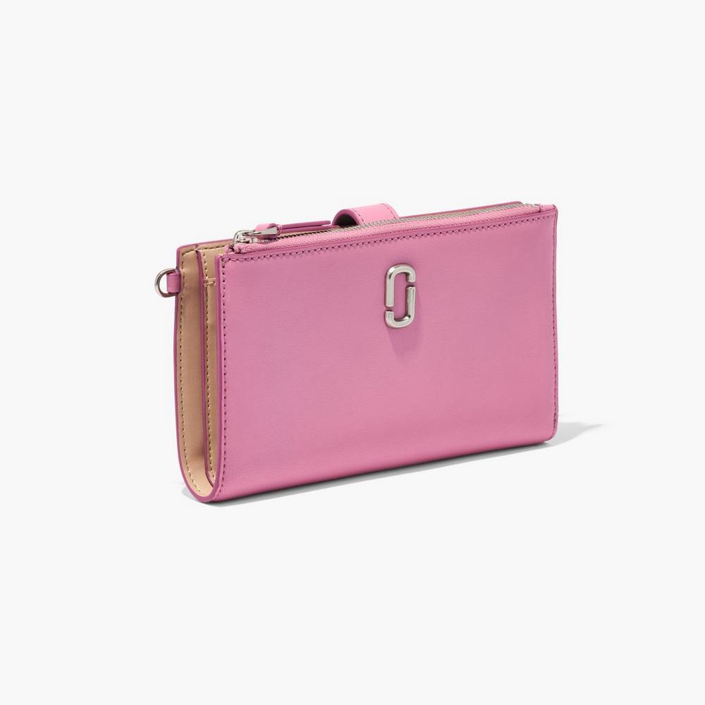 Marc Jacobs J Marc Phone Wristlet Women's Large Wallets Candy Pink  Australia |  QTE-830247