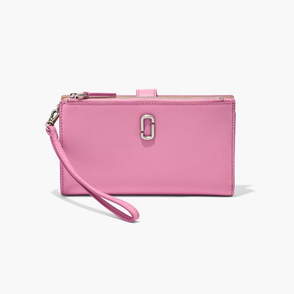 Marc Jacobs J Marc Phone Wristlet Women\'s Large Wallets Candy Pink  Australia |  QTE-830247