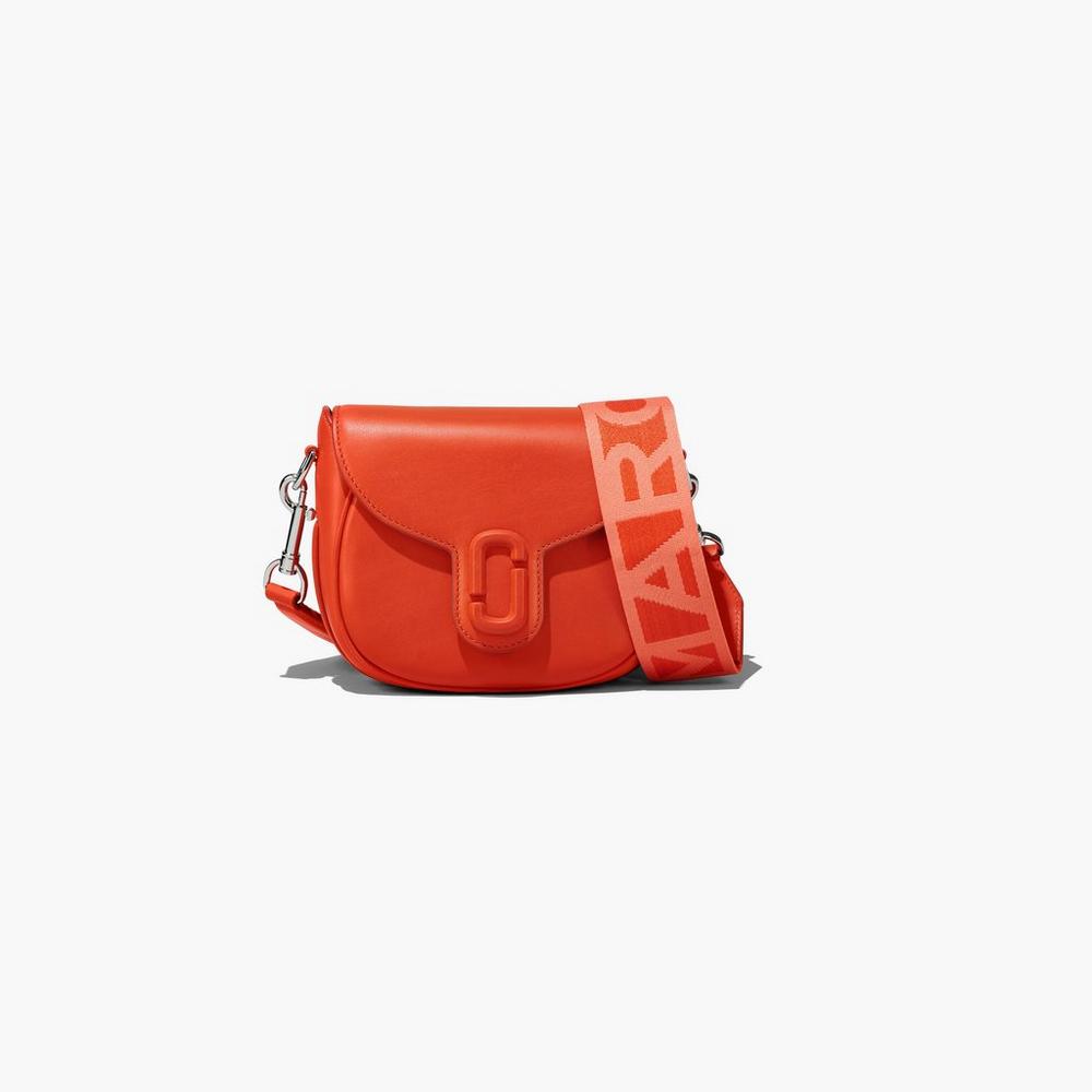 Marc Jacobs J Marc Small Women\'s Saddle Bag Electric Orange  Australia |  GLW-907235