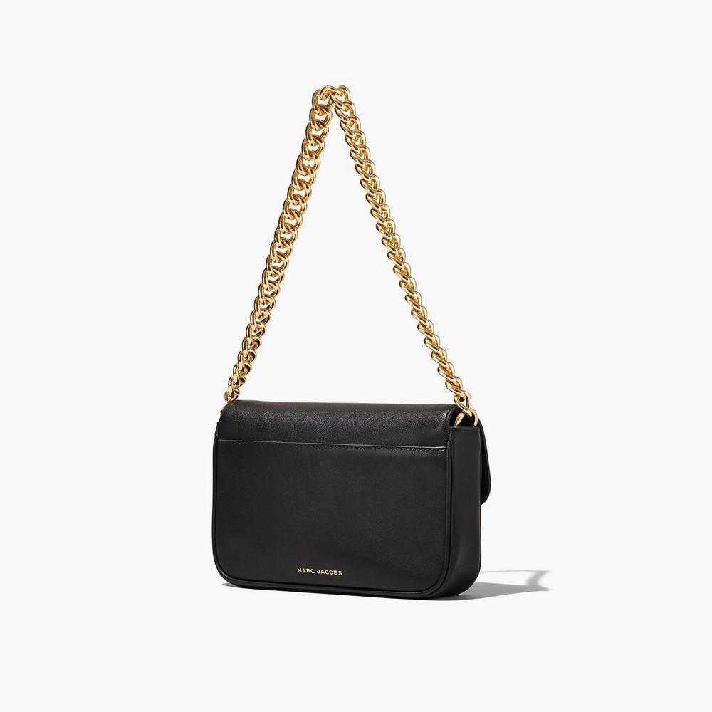 Marc Jacobs J Marc Soft Women's Shoulder Bag Black  Australia |  ZKN-689523