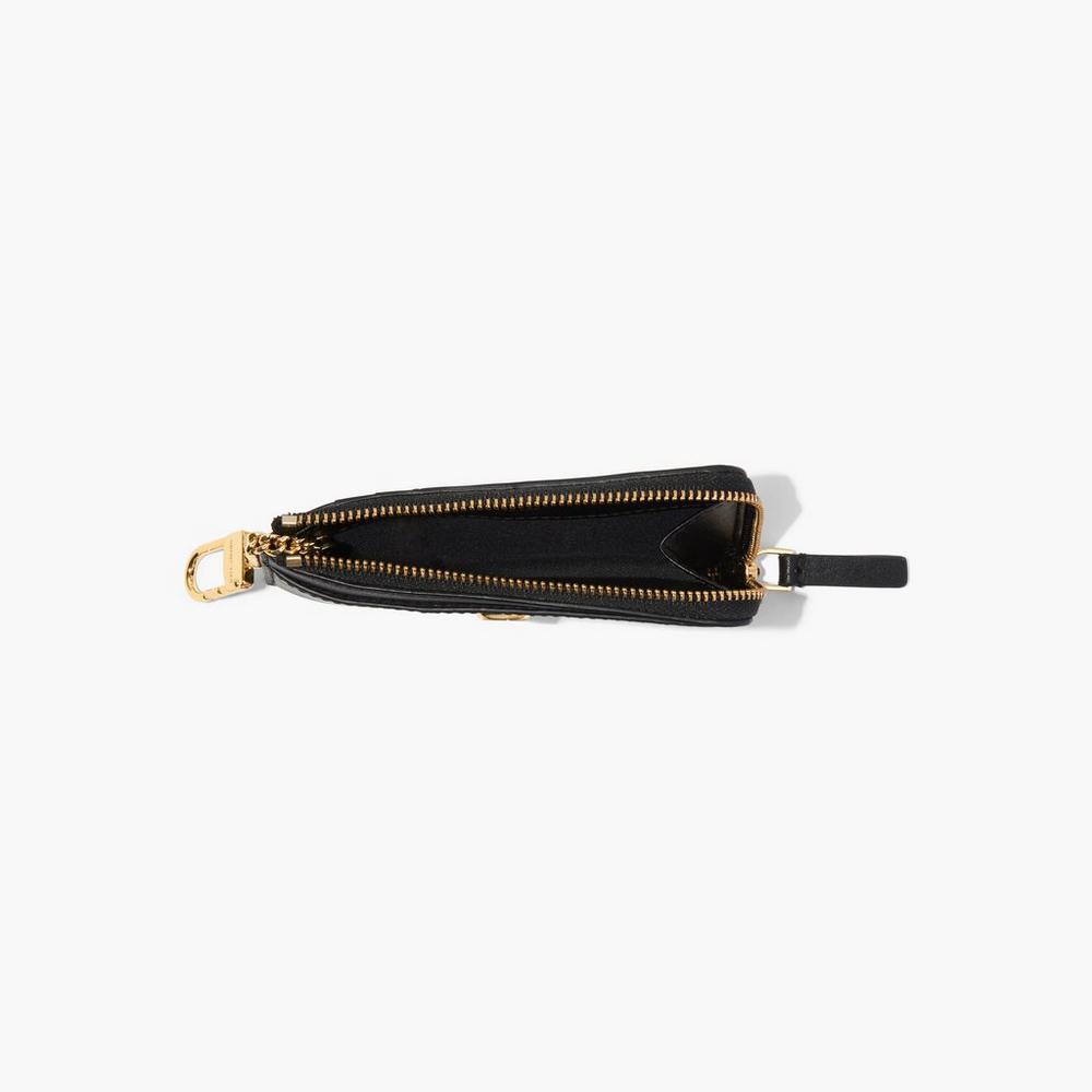 Marc Jacobs J Marc Top Zip Multi Women's Small Wallets Black  Australia |  MQT-956812