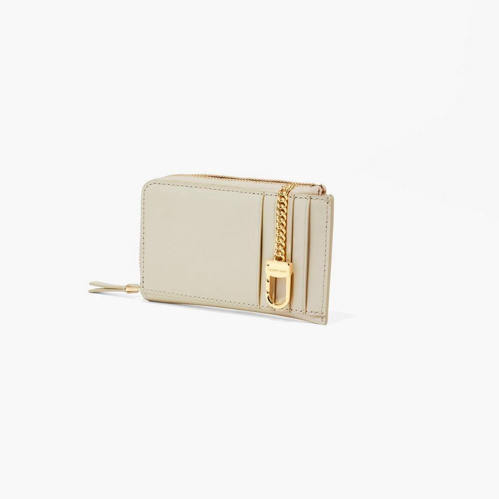 Marc Jacobs J Marc Top Zip Multi Women's Small Wallets Cloud White  Australia |  OEZ-780965