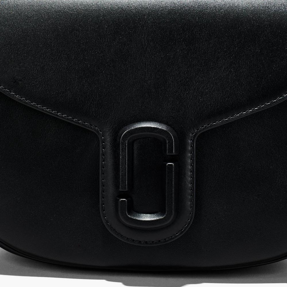 Marc Jacobs J Marc Women's Saddle Bag Black  Australia |  ESG-536427