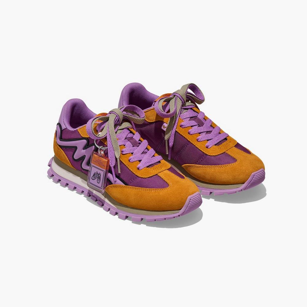 Marc Jacobs Jogger Women\'s Sneakers Purple / Orange  Australia |  IPQ-527380