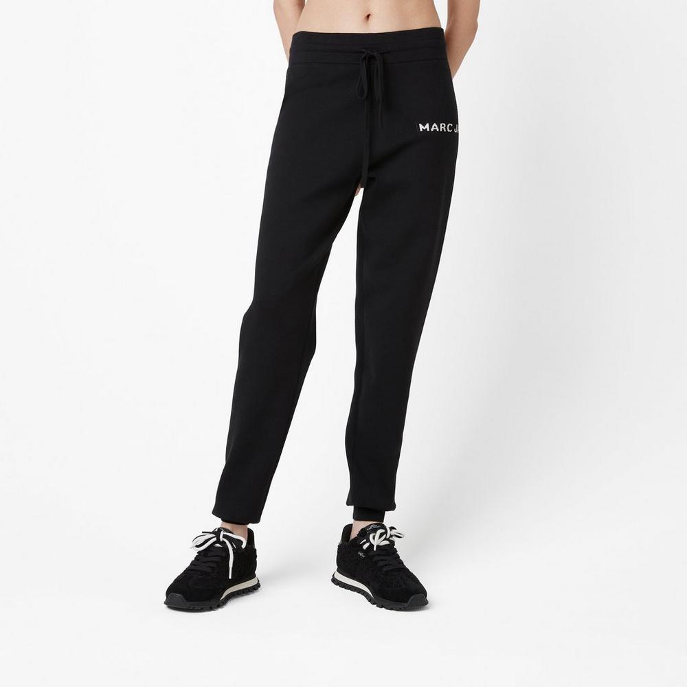 Marc Jacobs Knit Sweatpant Women's Pant Black  Australia |  BDI-208934