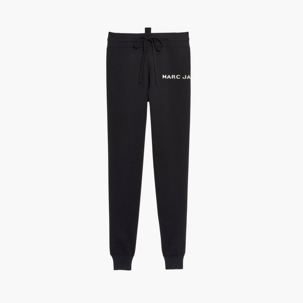 Marc Jacobs Knit Sweatpant Women\'s Pant Black  Australia |  BDI-208934