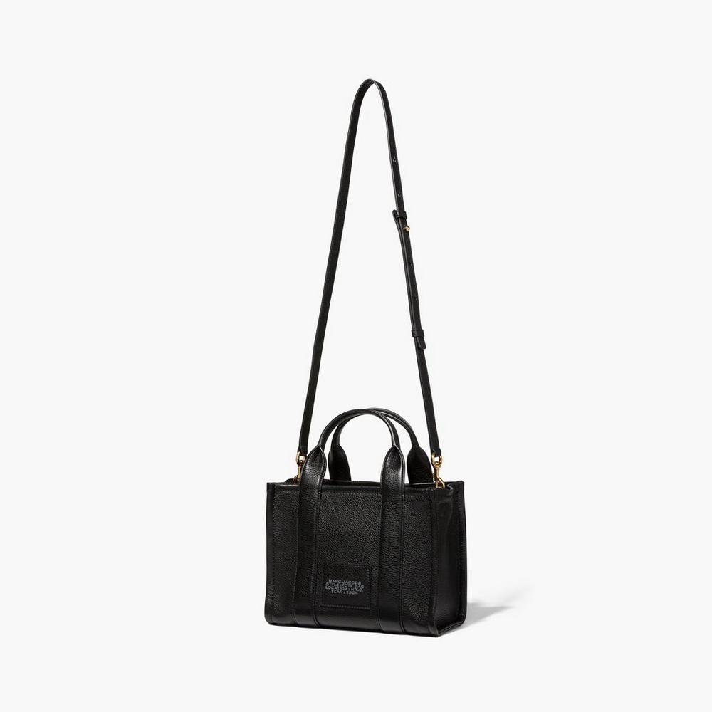 Marc Jacobs Leather Mini Women's Crossbody Bags Black  Australia |  IAT-582971