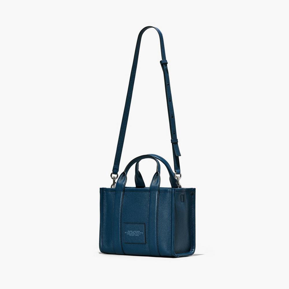 Marc Jacobs Leather Mini Women's Crossbody Bags Blue Sea  Australia |  KZH-875942