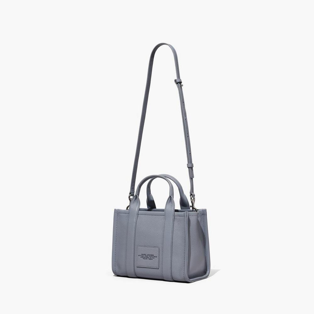 Marc Jacobs Leather Mini Women's Crossbody Bags Wolf Grey  Australia |  LUE-048625