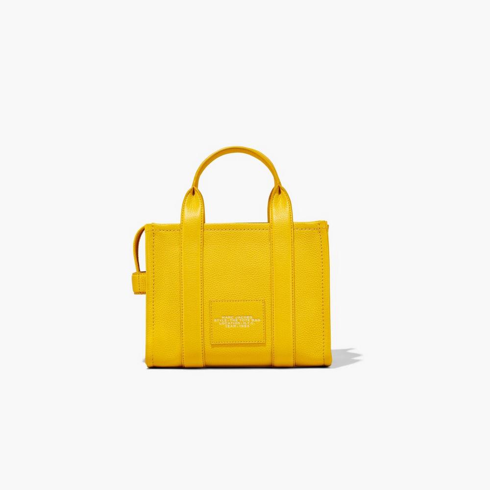 Marc Jacobs Leather Mini Women's Crossbody Bags Yellow  Australia |  NFZ-798341