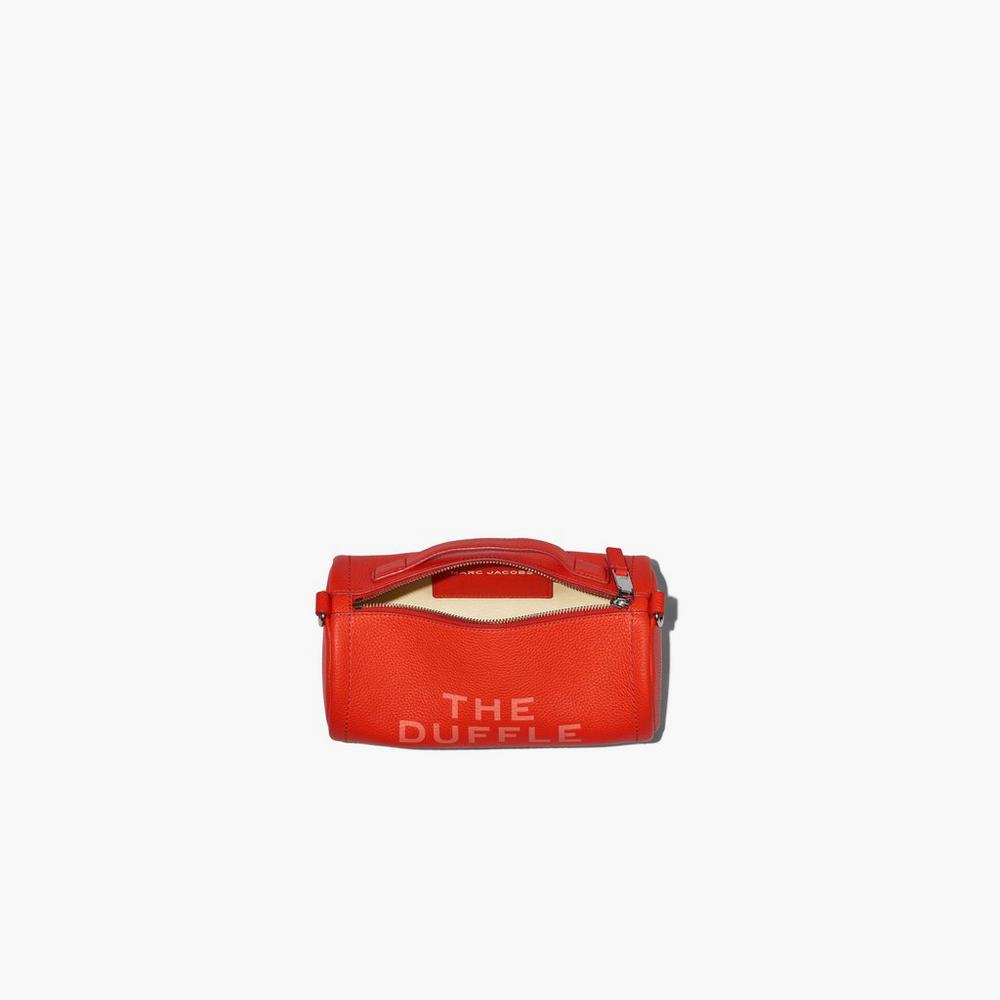 Marc Jacobs Leather Women's Crossbody Bags Electric Orange  Australia |  NTS-608479