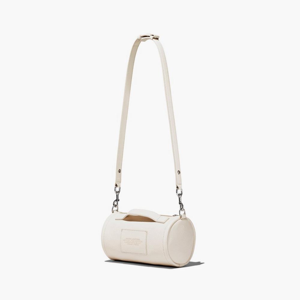 Marc Jacobs Leather Women's Crossbody Bags Cotton / Silver  Australia |  PZA-871492