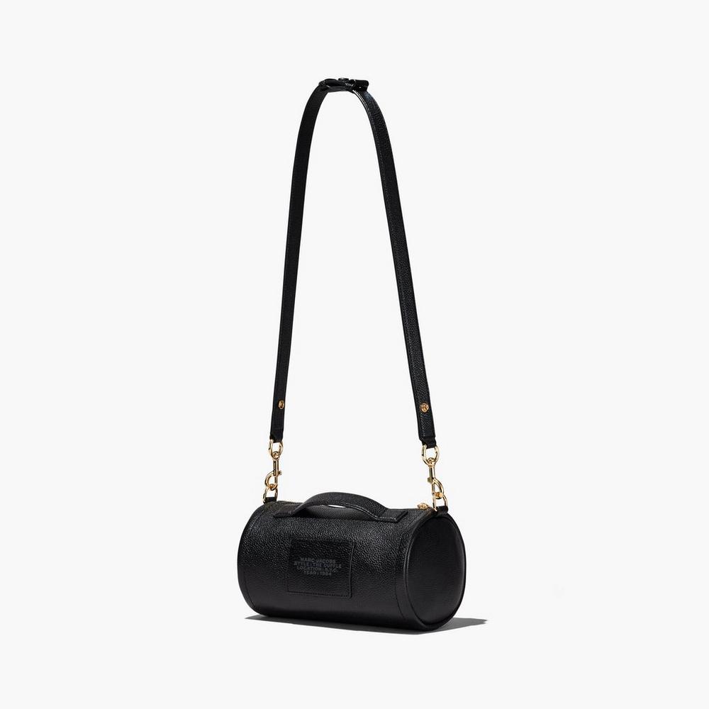 Marc Jacobs Leather Women's Duffle Bag Black  Australia |  IYG-486752